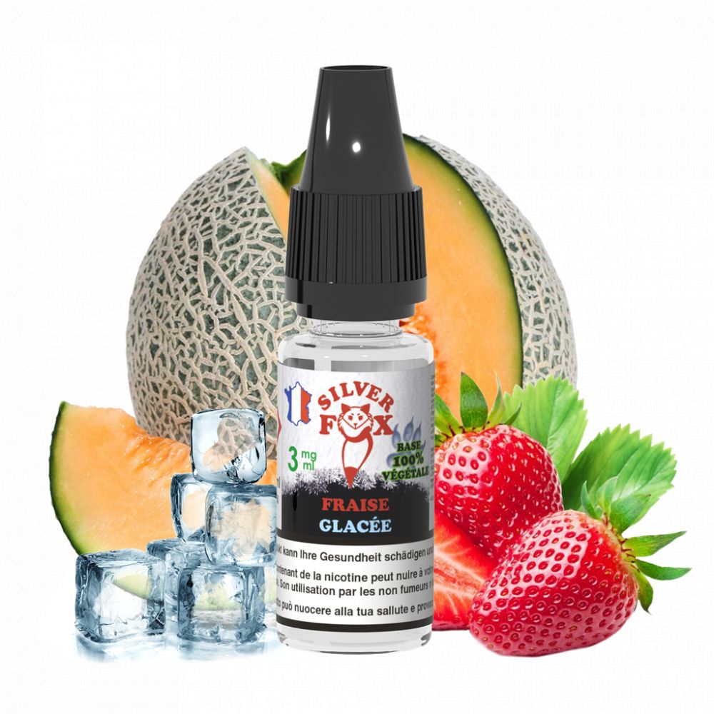 E-liquide Fraise Melon glacés 10 ml