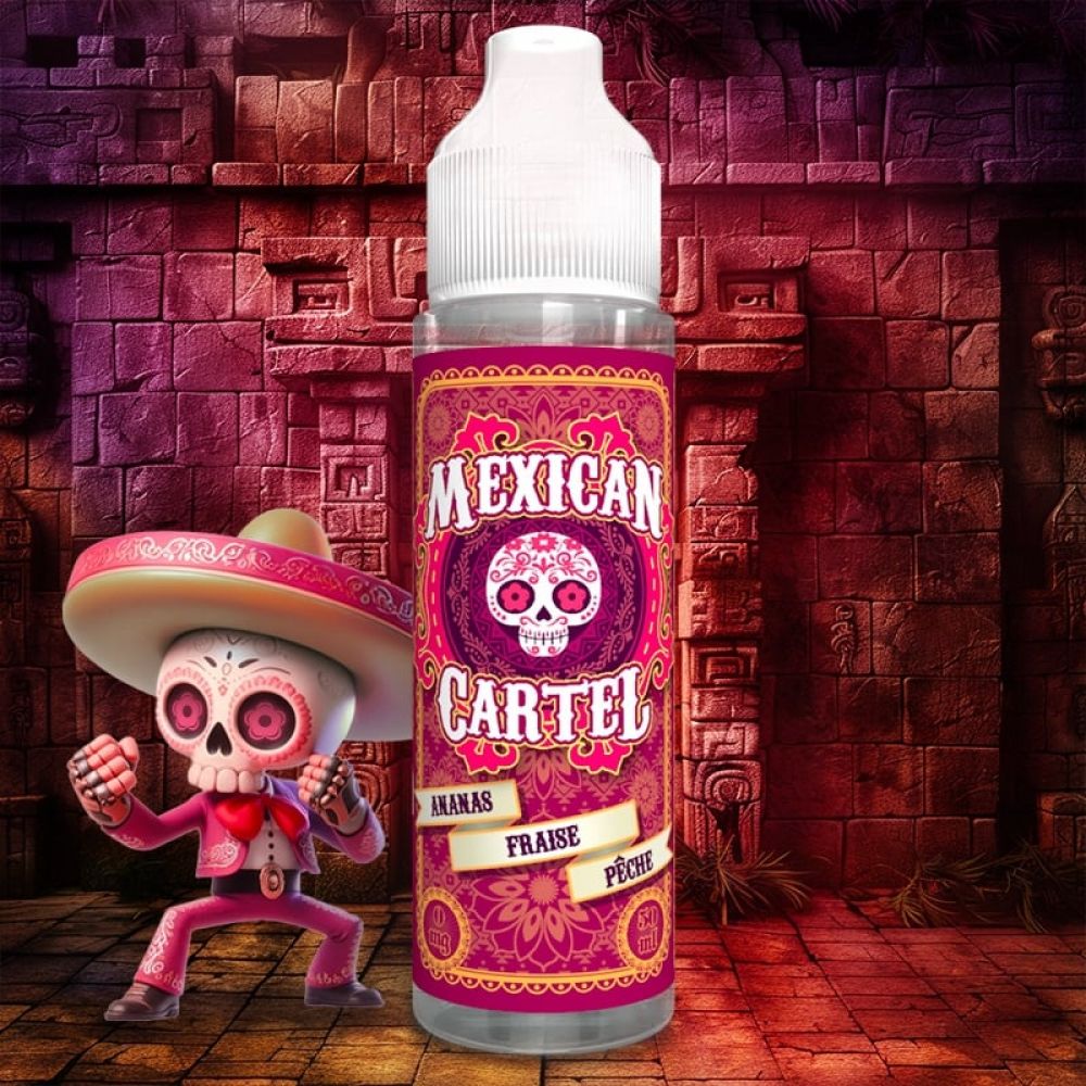 E-liquide Ananas Fraise Pêche Mexican Cartel